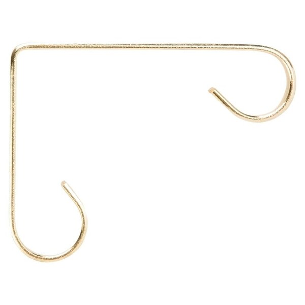 Landscapers Select Planter Bracket, 4-1/4 L, Steel, Brass, Wall Mount Mounting - GB0163L