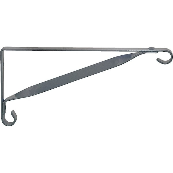 Landscapers Select Planter Bracket, 8-1/2 L, Steel, White, Wall Mount Mounting - GB0243L
