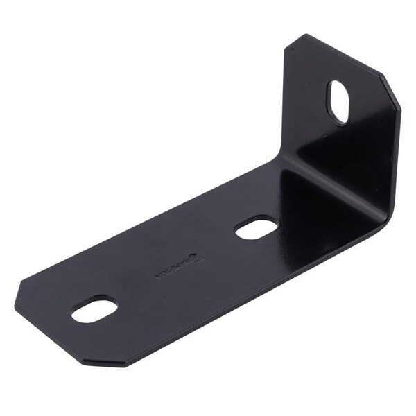 Hampton Hampton 6.8 in. H X 3 in. W X 3/16 in. D Black Steel Inside/Outside Corner Brace - 02-3405-327
