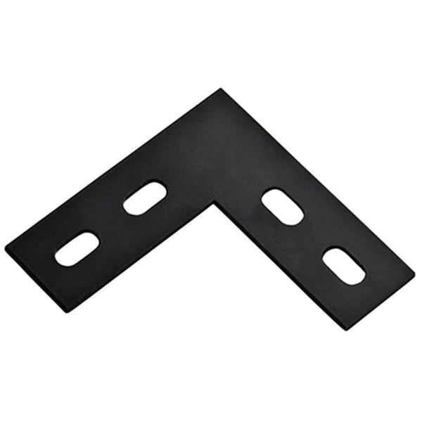 Eat-In N351-504 4.5 in. Black Powder Coated Steel Corner Brace - EA576467