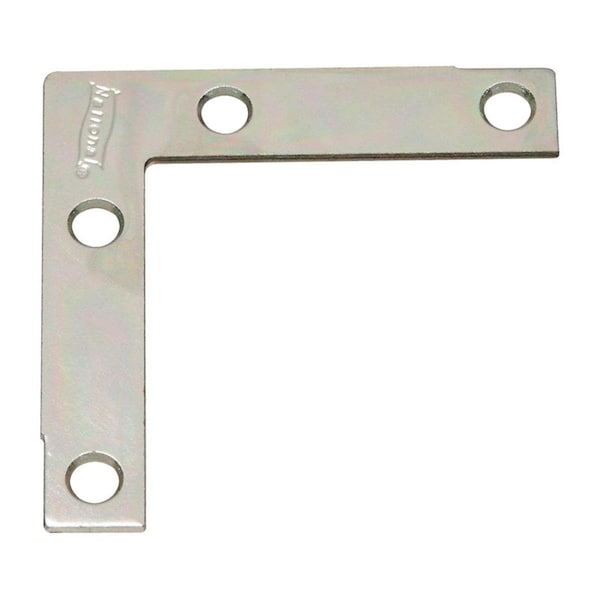 Homecare Products 2.5 x 0.5 in. Corner Steel Brace, Zinc Plated - HO881929
