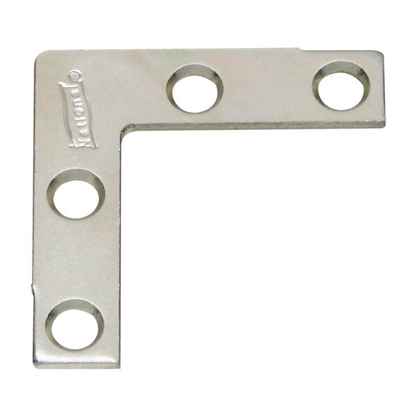 Homecare Products 1.5 x 0.37 in. Outside Corner Brace, Zinc Plated Steel - HO1677234