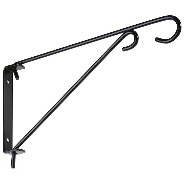 National Hardware V2650 Series Swivel Bracket, 9-1/2 in L, 5.15 in H, Steel, Black - N274-761