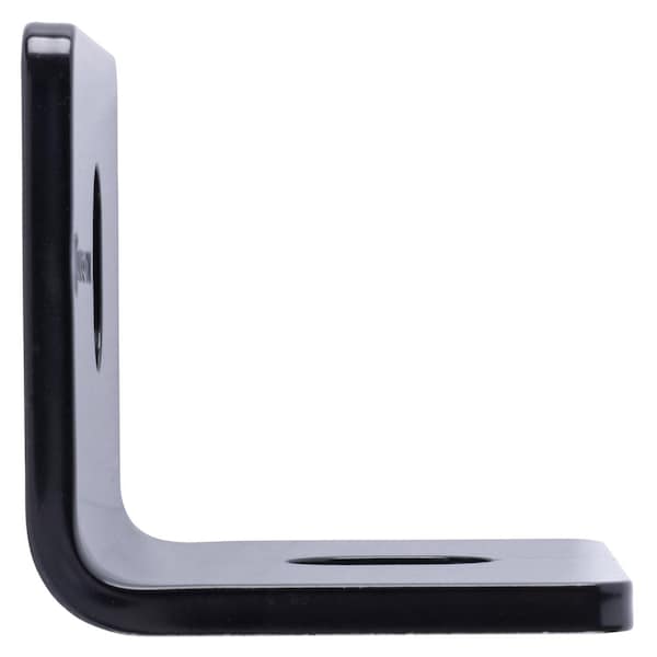 Hampton Hampton 2.4 in. H X 3 in. W X 3/16 in. D Black Steel Inside/Outside Corner Brace - 02-3405-108