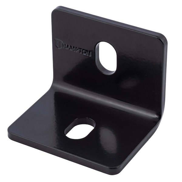 Hampton Hampton 2.4 in. H X 3 in. W X 3/16 in. D Black Steel Inside/Outside Corner Brace - 02-3405-108