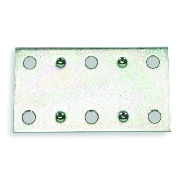 Zoro Select Mending Plate, 1-2/5 Wx2 1/2 In L, PK4 - 1WDJ2