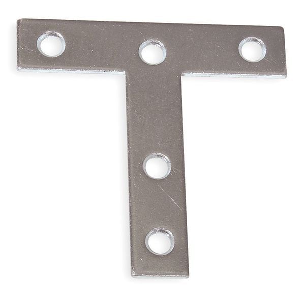 Zoro Select T Plate, Steel, 3 In W - 1WDK4