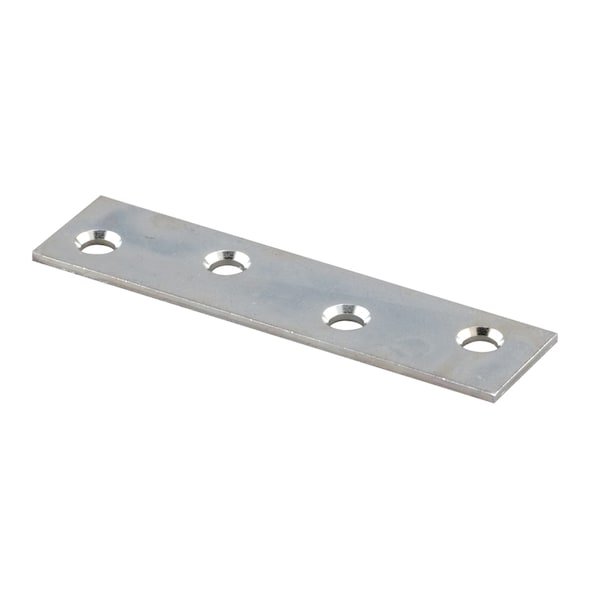 Prime-Line Mending Plates, 3/4 in. x 3 in., Zinc, PK10 - U 9247