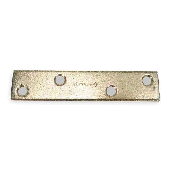 Zoro Select Mending Plate, Steel, 3/4 Wx4 In L, PK4 - 1WDH9