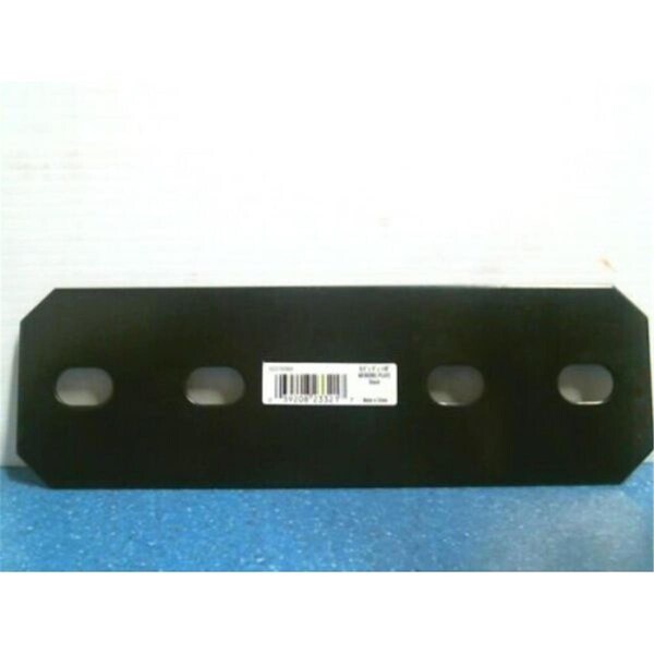 Homepage 9.5 in. H x 3 in. W x 0.125 in. D Steel Mending Plate, Black, 10PK - HO2740930