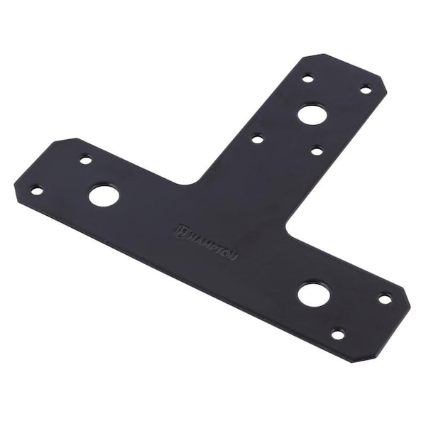 Hampton Hampton 11/16 in. H X 5 in. W X 6 in. L Black Steel T-Plate - 02-3411-710