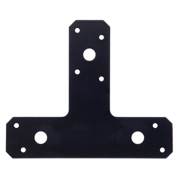 Hampton Hampton 11/16 in. H X 5 in. W X 6 in. L Black Steel T-Plate - 02-3411-710