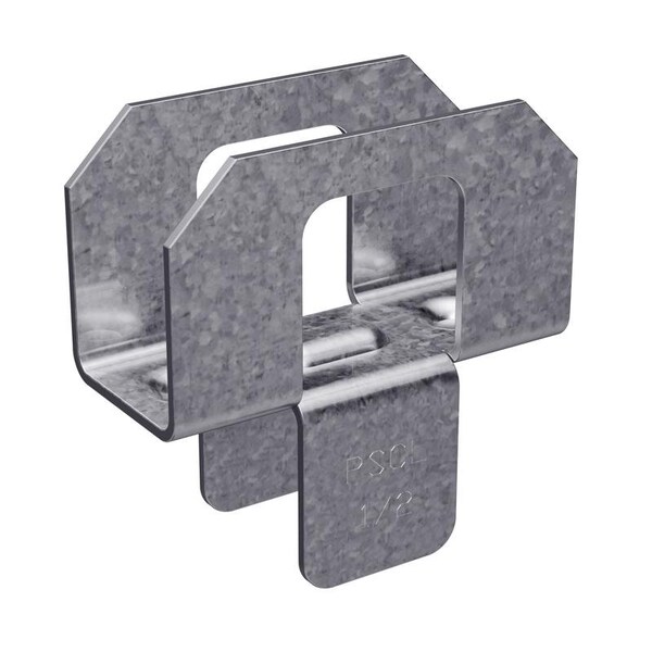 Simpson Strong Tie Simpson Strong-Tie Galvanized Silver Stainless Steel Panel Sheathing Clip 50 pk - PSCL 1/2-R50