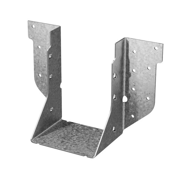 Simpson Strong-Tie HHUS Joist Hanger, 5-3/16 in H, 3-5/8 in W, 4 x 6 in, Galvanized, Face Mounting - HHUS46