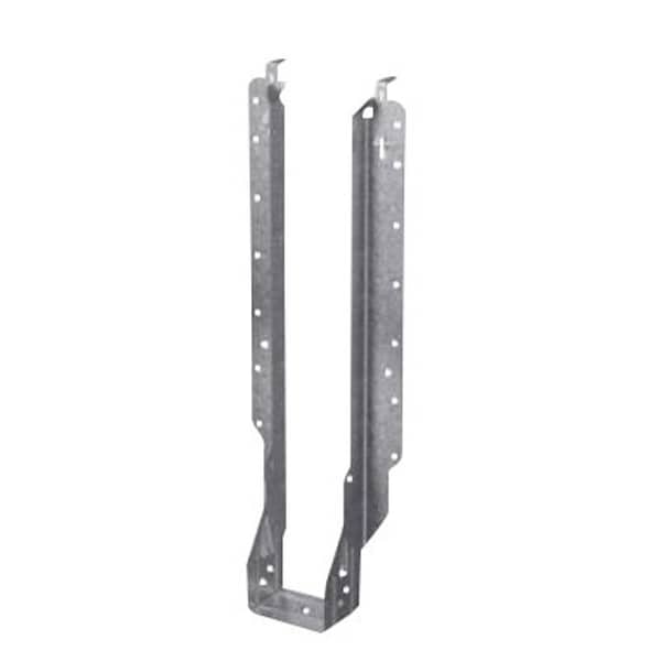 Simpson Strong-Tie IUS Series I-Joist Hanger, 16 in H, 2 in D, 2-5/8 in W, Steel, Galvanized, Face Mounting - IUS2.56/16