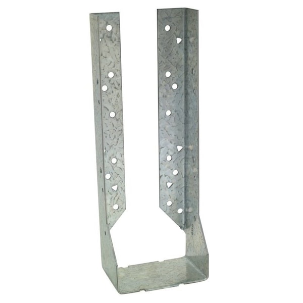 Simpson Strong-Tie HUC Hanger, 10-5/16 in H, 2-1/2 in D, 3-9/16 in W, 4 x 12 in, Steel, Galvanized - HUC412