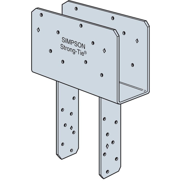 Simpson Strong-Tie Column Cap for 7in Beam, 6x Post w/ SDS Screws - CCQ7.1-6SDS2.5