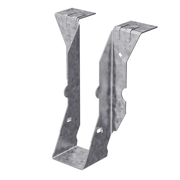 Simpson Strong-Tie PF Post Frame Hanger, 5-5/16 in H, 1-1/2 in D, 1-9/16 in W, 2 x 6 in, Steel, ZMAX - PF26Z