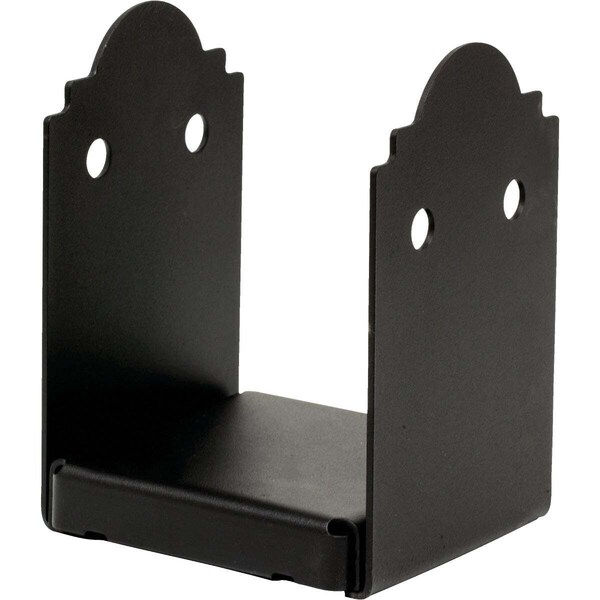 Simpson Strong-Tie Post Base Outdoor Accents 7.25in H X 6in W 12 Ga. Galvanized Steel Black - APB66R