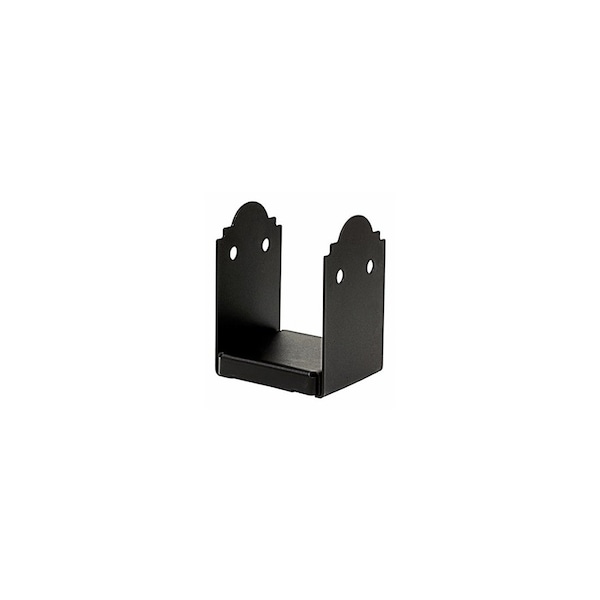 Simpson Strong-Tie Post Base Outdoor Accents 7.25in H X 6in W 12 Ga. Galvanized Steel Black - APB66R