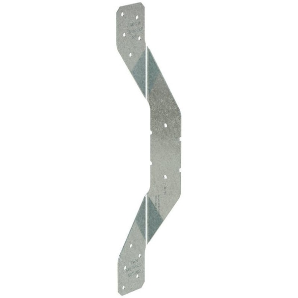 Simpson Strong-Tie H2A Hurricane Tie, 10.438 in L, 1.531 in W, Steel, Galvanized - H2AZ