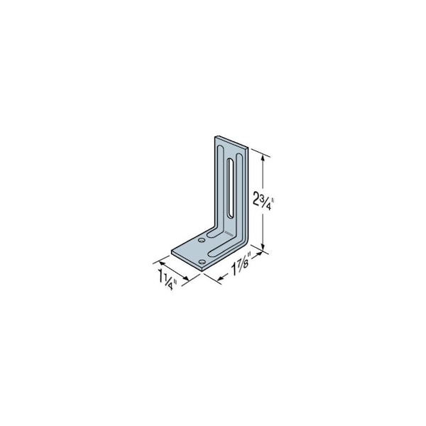Simpson Strong-Tie Roof Truss Clip, 18 Gauge, 0.131 x 2-1/2-In. Slot Galvanized - STC