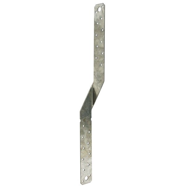 Simpson Strong-Tie MTS Twist Strap, 16 ga Gauge, Steel, Galvanized/Zinc - MTS16