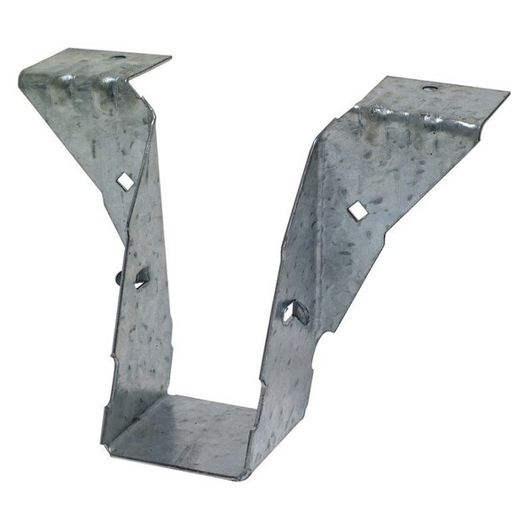 Simpson Strong-Tie PF Post Frame Hanger, 5-3/8 in H, 1-1/2 in D, 1-9/16 in W, 2 x 4 in, Steel, ZMAX - PF24Z