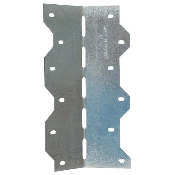 Simpson Strong-Tie LS Skewable Angle, 3-1/2 in W, 1-1/4 in D, 7-7/8 in H, Steel, ZMAX - LS90Z