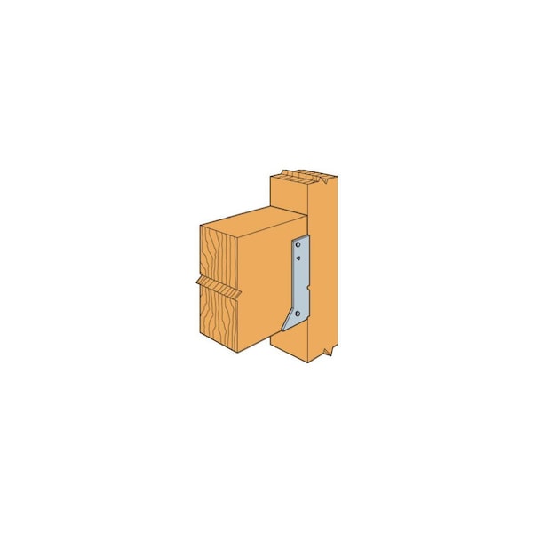 Simpson Strong-Tie Concealed Flange Hanger, Galvanized Steel, 14 Gauge, 4 x 8-In. - HUC48