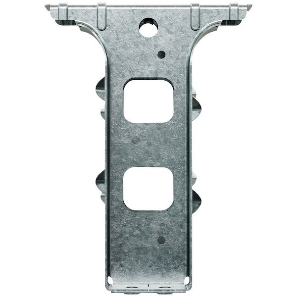 Simpson Strong-Tie PF Post Frame Hanger, 5-3/8 in H, 1-1/4 in D, 1-9/16 in W, 2 x 6 in, Steel - PFD26B