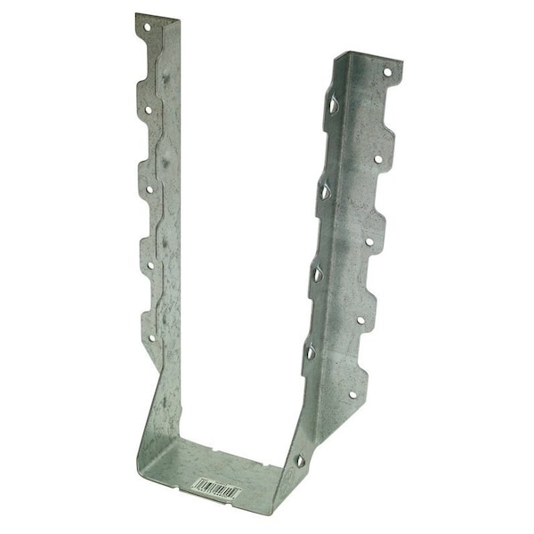 Simpson Strong-Tie HUS Joist Hanger, 10-3/4 in H, 2 in D, 3-9/16 in W, 4 x 12 in, Steel, Galvanized/Zinc - HUS412