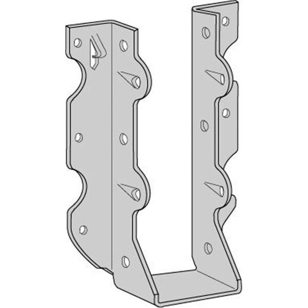 Usb Structural Connectors Usp Lumber 2in. X 4in. Triple Zinc Joist Hangers JUS24-TZ - JUS24-TZ