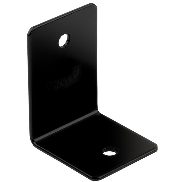 National Hardware Indio 1218BC Series Joist Tie, 2 in L, 138 in W, Steel, Storm ShinePowderCoated, Black - N800-203