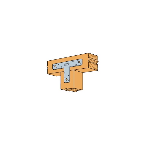 Simpson Strong-Tie T-Strap Tie, 12 in L, 2 in W, Galvanized Steel, Fastening Method: Nail Zinc - 1212T