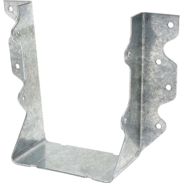 Simpson Strong-Tie Joist Hanger, Galvanized Steel, 16 Gauge, 4 x 6-In. - U46