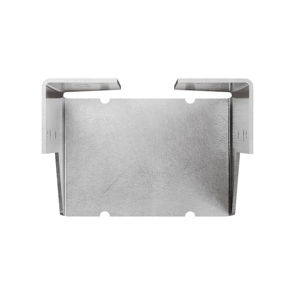Simpson Strong-Tie Concealed Flange Hanger, Galvanized Steel, 14 Gauge, 4 x 6-In. - HUC46