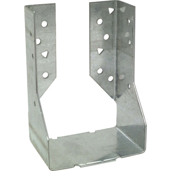Simpson Strong-Tie Concealed Flange Hanger, Galvanized Steel, 14 Gauge, 4 x 6-In. - HUC46