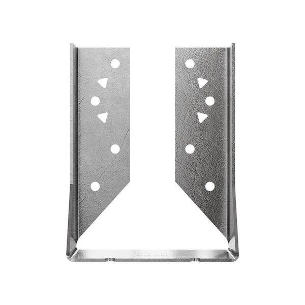 Simpson Strong-Tie Concealed Flange Hanger, Galvanized Steel, 14 Gauge, 4 x 6-In. - HUC46