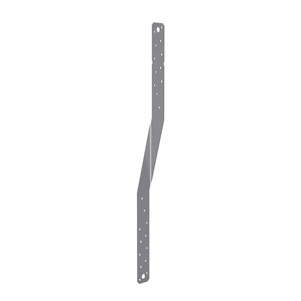 Simpson Strong-Tie HTS Heavy Twist Strap, 14 ga Gauge, Steel, Galvanized/Zinc - HTS20