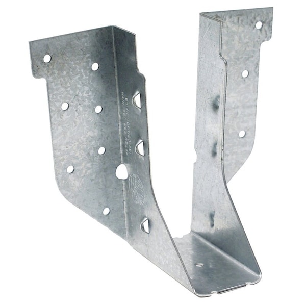 Simpson Strong-Tie HUS Joist Hanger, 5-3/8 in H, 3 in D, 1-5/8 in W, 2 x 6 in, Steel, Galvanized/Zinc - HUS26