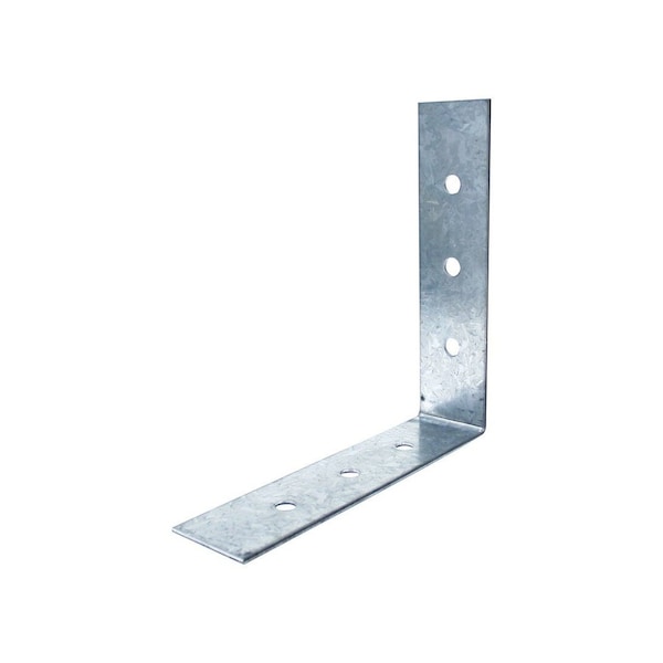 Simpson Strong-Tie Angle, 8 in W, 8 in D, 2 in H, Steel, Galvanized/Zinc - A88