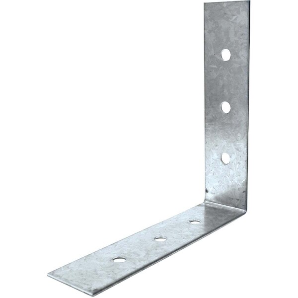 Simpson Strong-Tie Angle, 8 in W, 8 in D, 2 in H, Steel, Galvanized/Zinc - A88