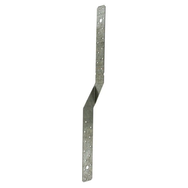 Simpson Strong-Tie MTS Twist Strap, 16 ga Gauge, Steel, Galvanized/Zinc - MTS18