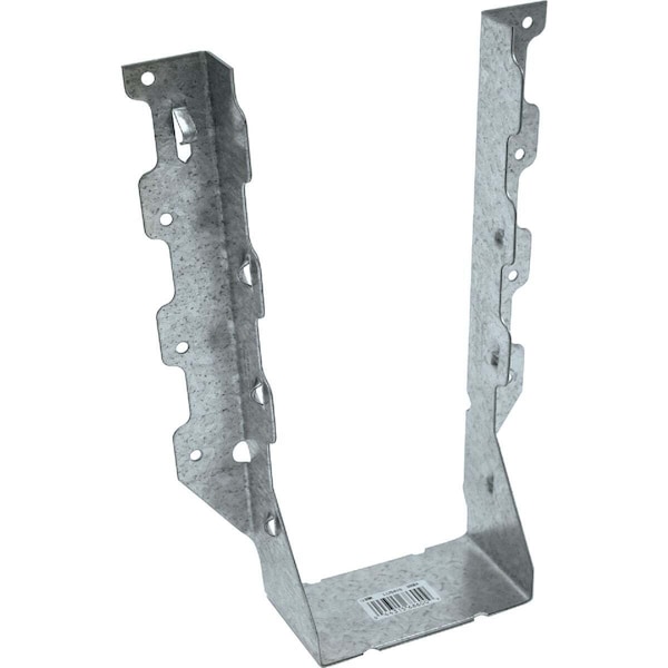 Simpson Strong-Tie LUS Joist Hanger, 8-3/4 in H, 2 in D, 3-9/16 in W, Steel, Galvanized/Zinc, Face Mounting - LUS410