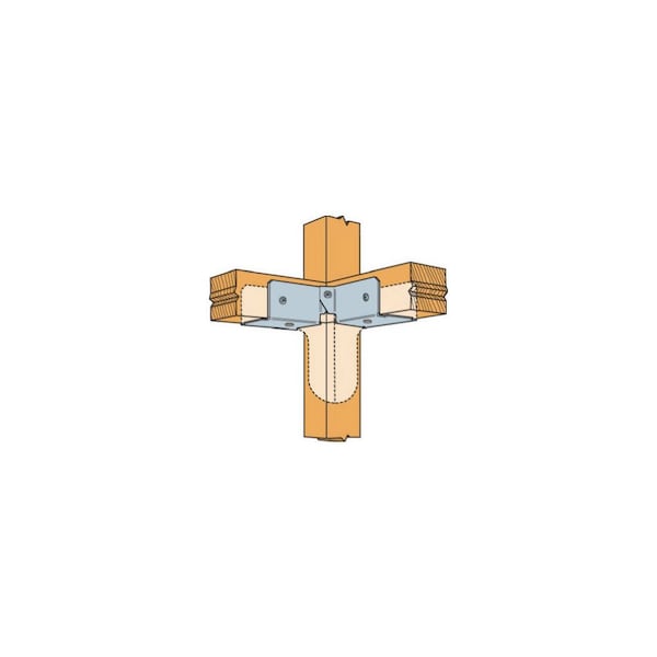 Simpson Strong-Tie Rigid Tie Connectors ZMax 5in H X 4.94in W 18 Ga. Galvanized Steel - RTC22Z