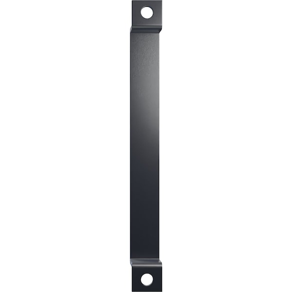 Ekena Millwork Premium 11"L x 1 1/4"W Pull Handle for 2 1/4" Doors, Dark Gray - GB6001PH511DG