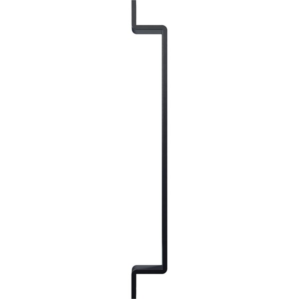 Ekena Millwork Premium 11"L x 1 1/4"W Pull Handle for 2 1/4" Doors, Dark Gray - GB6001PH511DG