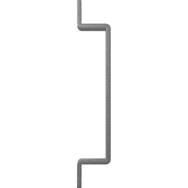 Ekena Millwork Premium 7"L x 1 1/4"W Pull Handle for 1 3/4" Doors, PC Chrome - GB6001PH407CR
