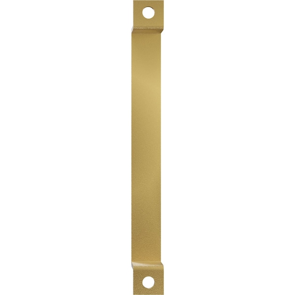 Ekena Millwork Premium 11"L x 1 1/4"W Pull Handle for 1 3/4" Doors, Jacob's Gold - GB6001PH411JG